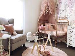 Ellie Cot Rose Gold Gold Crib Nursery Nursery Baby Room Baby Room Decor