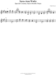 Download the violin sheet music of happy birthday (intermediate/advanced level) by traditional. Traditional Sarah Ann Waltz With Double Stops Sheet Music Violin Solo In A Major Download Print Sku Mn0042528