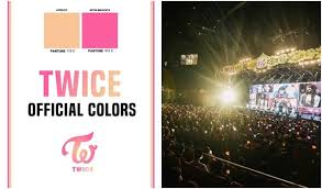 There's the fact that they've decided to use two colors because the group is called twice, but the colors also hold meaning in that once and . 8 Official K Pop Fandom Colors Kpopmap