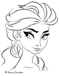 Reine Des Neiges Coloriage Tete Art Crafts With Pictures Drawing Quotes