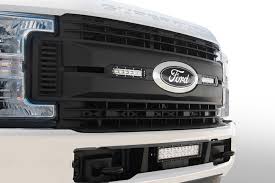 17 19 F250 F350 Zroadz Grille Insert Led Mounts W Dual 6 Led Light Bars Xl Models Only Z415771 Kit F250 Led Light Bars Led Light Bar Mounts