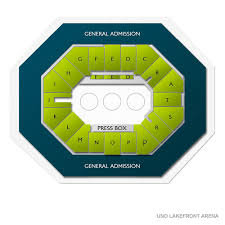 Uno Lakefront Arena 2019 Seating Chart