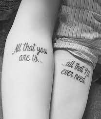 26 Best Couple Tattoos That Will Make The World Say Relationshipgoals Married Couple Tattoos Couple Tattoos Unique Best Couple Tattoos