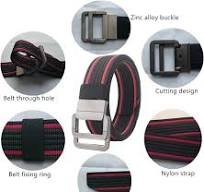 Amazon | [YunYunStrap] Belts for men women, Nylon Military Tactical Work  Belt with Double D Rings Buckle, 2 Pack | ベルト 通販