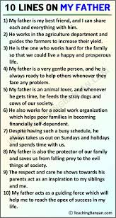 Fathers are fundamental in the divine plan of happiness, and i want to raise a voice of encouragement for those who are striving to fill well that calling. 10 Lines On My Father For Children And Students
