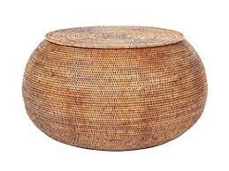 Suncast elements outdoor resin wicker coffee table with storage, java. Kouboo La Jolla Round Rattan Storage Coffee Table Honey Https Www Amazon Com Dp B07jzzltgt Ref Cm Sw Rattan Coffee Table Solid Coffee Table Coffee Table