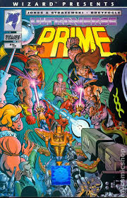 To top it off, his hands are covered by red gloves. kev. Prime 1993 Wizard 1 2 Comic Books