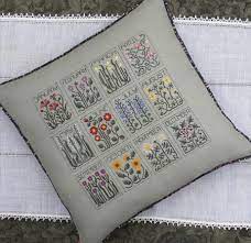 (i think even then i knew that hand stitching brought me comfort.) it turned out pretty cute! The Drawn Thread A Year Of Flowers Cross Stitch Pattern