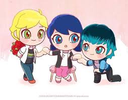 Marinette Adrien Ve Luka Nin Chibi Mucize Ugur Bocegi Ile Kara Kedi Facebook