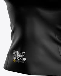 Download Women S Slim Fit T Shirt Mockup In Apparel Mockups On Yellow Images Object Mockups