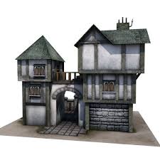 Medieval Building 04 Townhouse 3d Model Medieval Houses Amazing Buildings Medieval