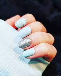Beautiful floral details for these nails. Updated 55 Blissful Baby Blue Acrylic Nails August 2020