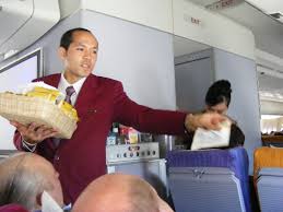 However, many airlines are now preferring to hire candidates with some college background. Male Thai Airways Flight Attendant At Work Ok This Time It Flickr