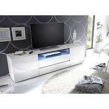 Est un meuble de salon dont la qualité de fabrication italienne assure robustesse et pérennité. Meuble Tv Design Laque Blanc Brillant Cbc Meubles