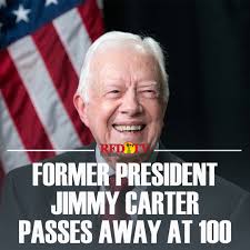 JUST IN: Jimmy Carter, the 39th President and the most peanut farmer in the  world, has died at the age of 100. He was born in 1924 in Plains, Georgia,  a small