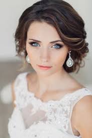 Dark Brown Hair Color On Long Hair Bridal Makeup For Blue Eyes And Dark Hair Wedding Hairstyles Wedding Hair Inspiration Hair Inspiration