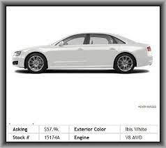 2011 Audi A8 L Quattro Sedan Power Open And Close Trunk Rear Shoulder Room 57 8 Front And Rear Suspension S Audi A8 Illuminated Vanity Mirrors Audio System