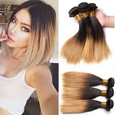 Discover quality black roots hair on dhgate and buy what you need at the greatest convenience. Amazon Com Xccoco Hair Ombre Blonde Straight Hair Bundles Dark Roots Honey Blonde End 1b 27 3 Bundles 300g Unprocessed Brazilain Virgin Remy Human Hair Extensions 10inchx3 Beauty