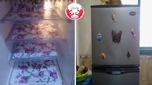 ازالة الاستيكر و أثره تنظيف و تزيين الثلاجة بأقل التكاليف Youtube