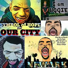 Hughie for mayor newark with his late son joey