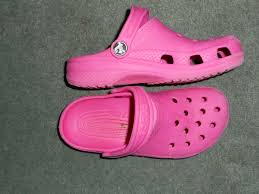 Little Girls Hot Pink Crocs Slip On Clogs Comfort Shoes Size 12 13 Good Shape Crocs Sliponclogs Pink Crocs Crocs Girls Shoes