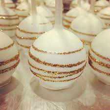 22 Gorgeous Glitter Wedding Ideas Glitter Cake Pops Wedding Cake Pops Beautiful Desserts
