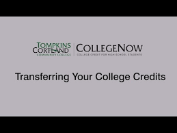 Transferring Your College Credit Tompkins Cortland