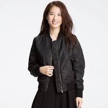 Women Ma 1 Bomber Jacket Black Black Bomber Bomber Jacket Clothes