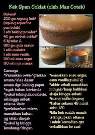 Tak susah mana, kita guna ikut sukatan cawan je. Koleksi Resepi Kek Span Coklat Foody Bloggers