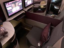 The pillow was pretty plush and. Qatar Airways Boeing 777 Qsuite Review 16 Hours From Doha To Los Angeles Simple Flying