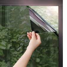 How does one way window film work? Rabbitgoo Black Reflective Mirror Film One Way Window Film Mirrored Window Heat Control Privacy Film Sun Block Window Film Sun Block Window Sticker 44 5 X 400cm Buy Online In Indonesia At Desertcart Id