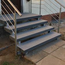 Set Bestehend Aus 5 Stuck Stufen 125x35x8cm 1 Podest 125x106x8cm Nav Treppenstufen Treppenstufe Stufe Treppe Trittstuf Aussentreppe Hauseingang Treppen Treppe