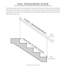 12 Modern Handrail 5 Brackets Tube Steel Hand Rail Wall Rail Stair Step Railing Wall Mount Gift Handrail Stair Railing Handrail Brackets