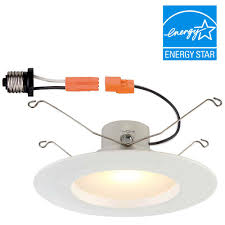 Commercial Electric 6 In 2700k White Integrated Led Recessed Trim Cer6730mwh27 The Home Depot