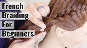This video shows how easy it is to braid hair. How To French Braid For Beginners Youtube