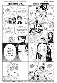 клинок рассекающий демонов Demon Slayer Kimetsu No Yaiba Vol 3 Kimetsu No Yaiba Chapter 189 5 New Year Extra Edition Page 1 Manganelo Com In 2020 Demon Slayer Slayer Anime