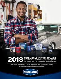 Purolator Releases 2018 Automotive Filter Catalog Auto