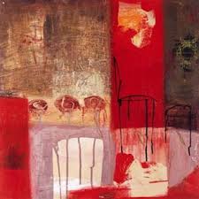 Rauscher 70 x 70 cm de la marque draeger. Art Abstrait Contemporain Poster Reproduction La Chaise Et Le Tabouret By Jocelyne Bonzom 70x70 Cm Poster Affiche Enroule Top Prix Fnac