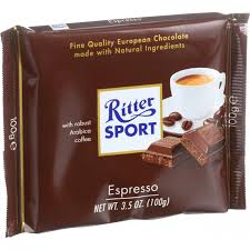 Ritter Sport Chocolate Bar Milk Chocolate Espresso 3 5 Oz Bars Case Of 12 Espresso And Cream Chocolate Espresso Chocolate Milk