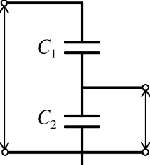 The capacitance in the voltage divider, in series with. Capacitive Voltage Divider Download Scientific Diagram