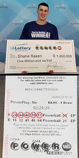 This page details how to play, powerball winners, powerball prizes and more. Ialottery Blog Nw Iowa Man Claims 1 Million Powerball Prize From Leap Day Drawing