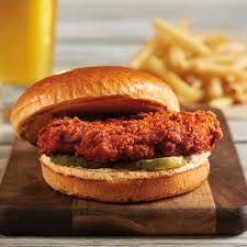 Add the chicken and submerge in the buttermilk mixture. Nashville Hot Chicken Sandwich Bj S Restaurant Brewhouse Menu Bj S Restaurants And Brewhouse