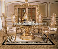 Italian dining room furniture comes basically in two different and equally popular styles. Oe Fashion Royal Luxury Round Wooden Dining Table With Glass Top Designs View Wooden Dining Table With Glass Top Designs Oe Fashion Product Details From Fosha Round Dining Room Italian Dining Room Round