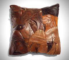 What is leather made from. Throw Pillows Made From Leather Shoes Incredible Things