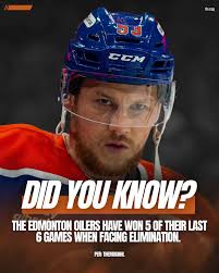 Let's go Oilers. The next two are ours. 🥅🏒💙🧡