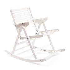 Rex Kralj Rex Schaukelstuhl Klappbar Weiss Wohnen Und Gestalten Schaukelstuhl Stuhle Und Mobel