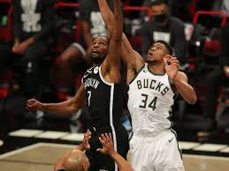Kevin durant (brooklyn nets) with a dunk vs the boston celtics, 05/22/2021. Bucks Giannis Antetokounmpo Dunks On Nets Kevin Durant Sports Illustrated Indiana Pacers News Analysis And More