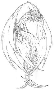 We may earn commission from links on this page, but we only recommend products we back. Dragon Coloring Pages For Adults Elegant Yin Yang Dragon Tattoo Lines By Fachhillisviantart On Dragon Coloring Page Tattoo Coloring Book Dragon Tattoo