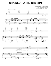 Download Chained To The Rhythm By Katy Perry Now Sheet Music Katy Perry Music