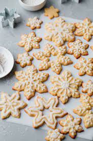 At christmas time, i used to make these butter shortbread cookies with my sons when they were little—the kind you spritz out of a cookie gun. Almond Sugar Cookies With Simple Icing A Beautiful Plate